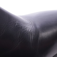 Saint Laurent Stiefeletten aus Leder in Schwarz