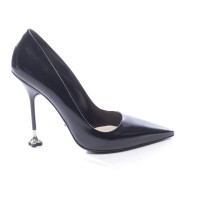 Prada Pumps/Peeptoes Leer in Zwart