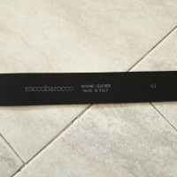 Rocco Barocco Gürtel aus Leder in Silbern