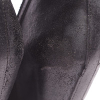 Rick Owens Stiefeletten aus Leder in Schwarz