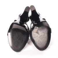 Balmain Sandalen aus Leder in Schwarz