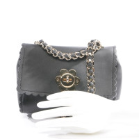 Mulberry Cecily Flower Bag in Pelle in Nero