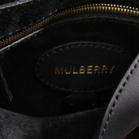 Mulberry Cecily Flower Bag in Pelle in Nero