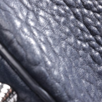 Alexander Wang Diego Bucket Bag Small Leather in Blue