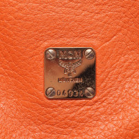 Mcm Shoulder bag Leather in Orange