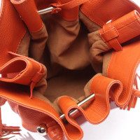 Mcm Shoulder bag Leather in Orange