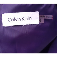 Calvin Klein Vestito in Cotone in Viola