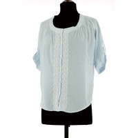 Sandro Top Cotton in Blue