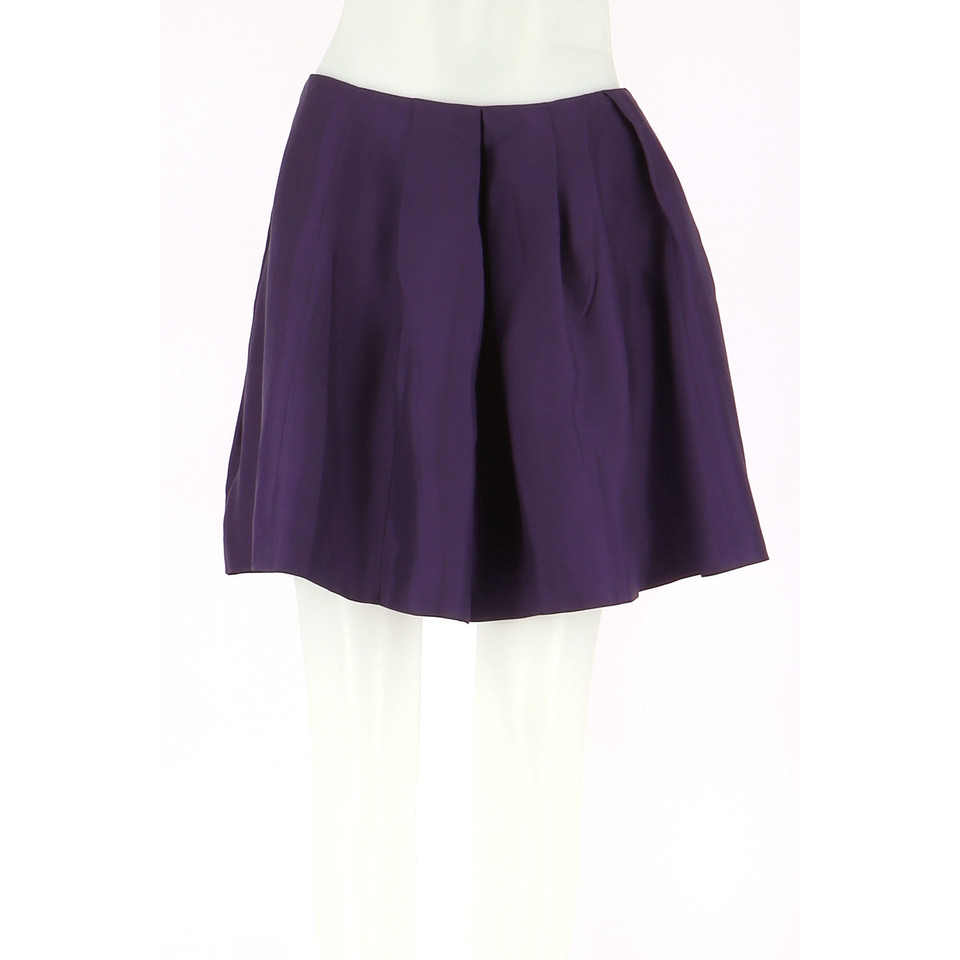 Tara Jarmon Skirt Silk in Violet