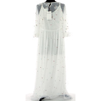 Antik Batik Kleid in Weiß