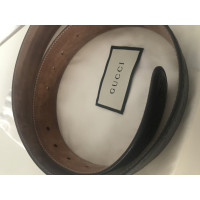 Gucci Gürtel aus Leder in Braun