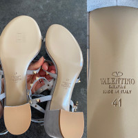 Valentino Garavani Sandals Suede in Grey