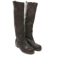 Jimmy Choo Bottes en Cuir en Marron