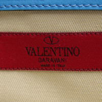 Valentino Garavani Lock aus Leder in Blau