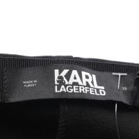 Karl Lagerfeld Broeken Leer in Zwart