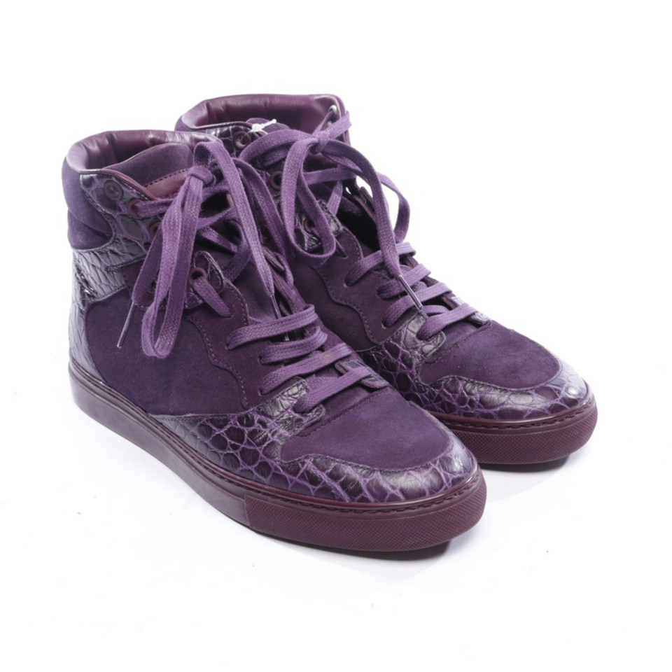 Balenciaga Sneakers Leer in Violet