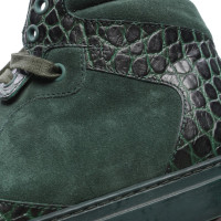 Balenciaga Sneakers aus Leder in Grün
