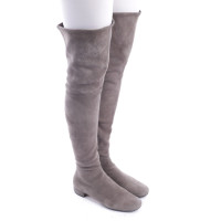 Miu Miu Boots Leather in Grey