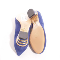 Charlotte Olympia Pumps/Peeptoes Leather in Blue