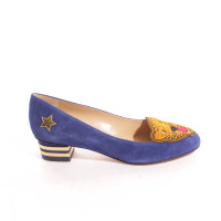 Charlotte Olympia Pumps/Peeptoes Leather in Blue