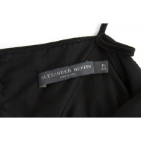Alexander McQueen Top Silk in Black