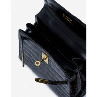 Hermès Kelly Bag 20 Leather in Black