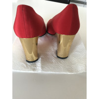 Sandro Sandals Silk in Red