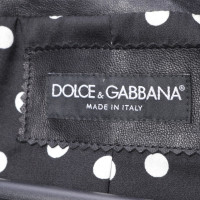 Dolce & Gabbana Jacket/Coat Leather in Black