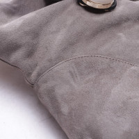 Jimmy Choo Stiefeletten aus Leder in Grau