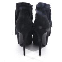 Saint Laurent Bottines en Cuir en Noir