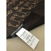 Dolce & Gabbana Scarf/Shawl Silk in Brown