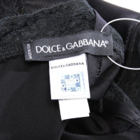 Dolce & Gabbana Vestito in Seta in Nero