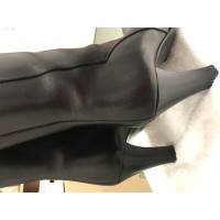 Bally Stiefel aus Leder in Schwarz