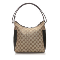 Gucci Borsa a tracolla in Tela in Beige