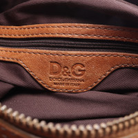 D&G Umhängetasche aus Leder in Braun