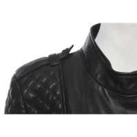 Barbara Bui Jacket/Coat Leather in Black
