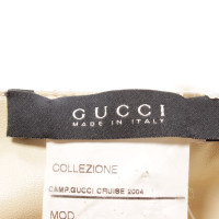 Gucci Rock aus Leder in Beige