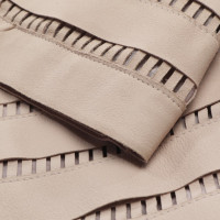 Armani Collezioni Jacket/Coat Leather in Beige