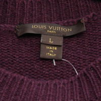 Louis Vuitton Kleid aus Wolle in Violett