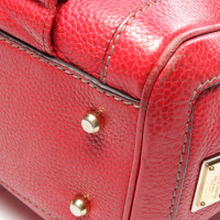 Dolce & Gabbana Shopper aus Leder in Rot