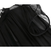 Sacai Kleid aus Seide in Schwarz