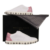 Philipp Plein Sneaker in Pelle in Bianco