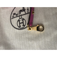 Hermès Accessoire Leer in Fuchsia