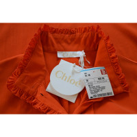 Chloé Top Silk in Orange