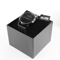 Moschino Armbanduhr aus Stahl in Schwarz
