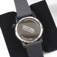 Moschino Armbanduhr aus Stahl in Schwarz