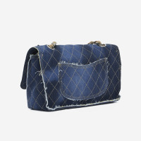 Chanel Flap Bag Jeans fabric in Blue