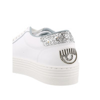 Chiara Ferragni Sneakers aus Leder in Weiß
