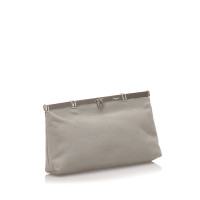 Salvatore Ferragamo Clutch Bag Cotton in Grey