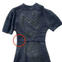 Louis Vuitton Vestito in Seta in Nero
